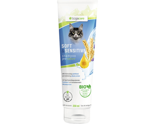 Šampón pro kočky bogacare SOFT & SENSITIVE 250 ml