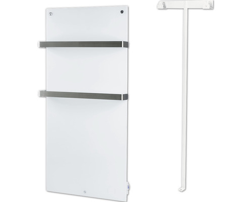 Ohřívač ručníků se dvěma držáky na ručníky a stojanem