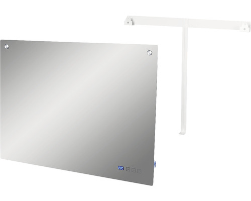 Obdélníkové koupelnové topení s držákem