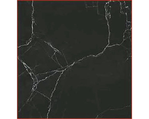 Dlažba imitace mramoru ULTRA GLOSS SAIGON BLACK 120x120 cm