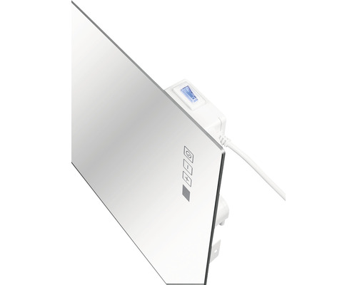 Plochý infračervený panel s vypínačem a ovládacími prvky