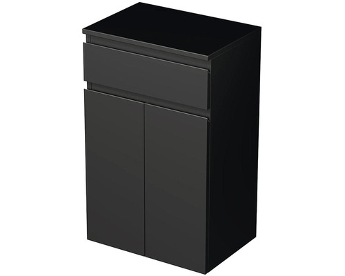 Koupelnová skříňka nízká Intedoor LANDAU 50x83,4 cm černá matná