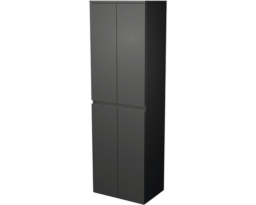 Koupelnová skříňka vysoká Intedoor LANDAU 50x161,8 cm černá matná