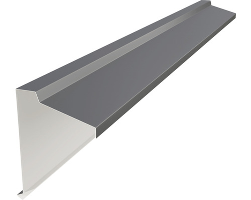 Hřebenáč pultový Click Precit Roof 2000x120x0,5 mm Střešní okrajový profil z kovu
