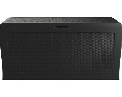 Plastový úložný box s designem ratanu