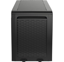 Úložný box z plastu s designem ratanu