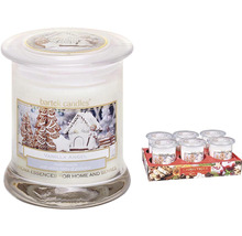 Vonné svíčky Bartek Candles Vanilla Angel a sada šesti vonných svíček