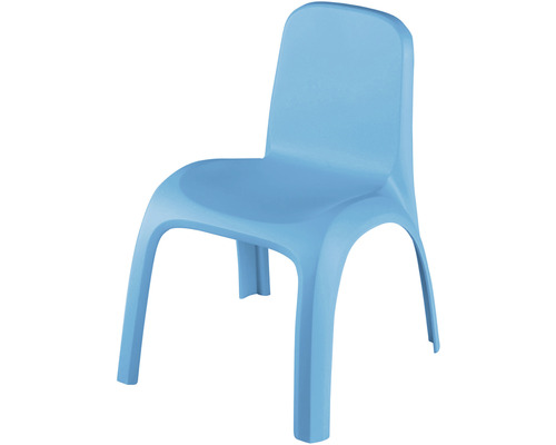 Dětská zahradní židle plastová Monoblock světle modrá