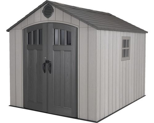 Zahradní bouda s dvoukřídlými dveřmi a oknem