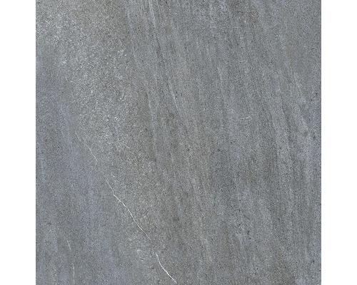 Dlažba imitace kamene Outtec tmavě šedá 79,8x79,8x1 cm