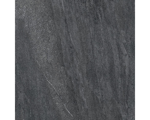 Dlažba imitace kamene Outtec černá 79,8x79,8x1 cm