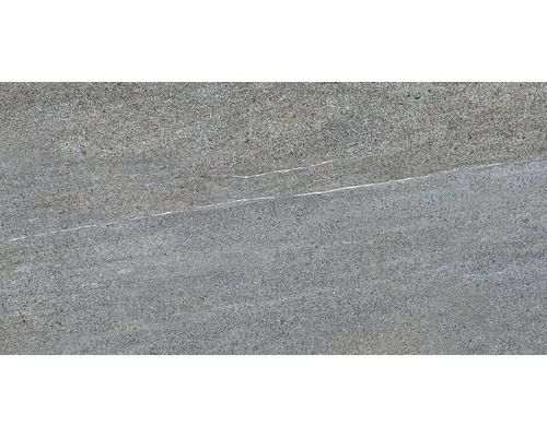 Dlažba imitace kamene Outtec tmavě šedá 59,8x29,8x1 cm