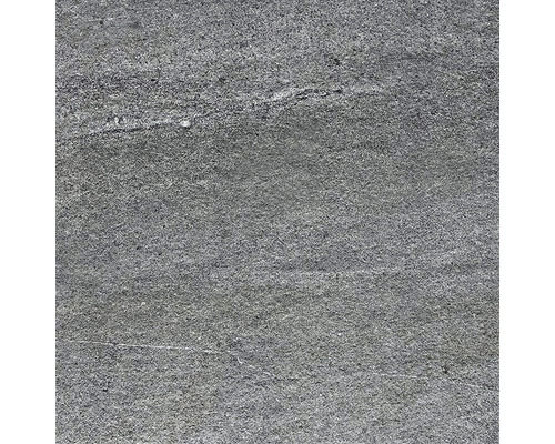 Dlažba imitace kamene Outtec tmavě šedá 59,8x59,8x1 cm
