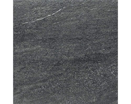 Dlažba imitace kamene Outtec černá 59,8x59,8x1 cm