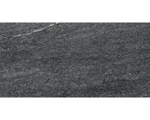 Dlažba imitace kamene Outtec černá 59,8x29,8x1 cm
