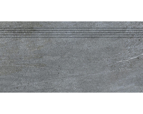Schodovka Outtec tmavě šedá 39,8x79,8x1 cm