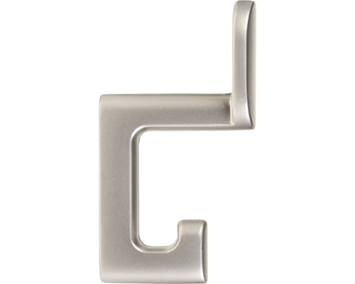 Samostatný stříbrný věšák na stěnu