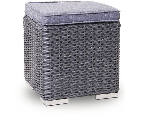 Pletená stolička s polstrovaným sedákem a nohami