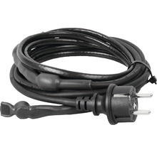 Černý topný kabel s euro zástrčkou