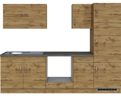 Kuchyňská linka s dřezem a úložným prostorem