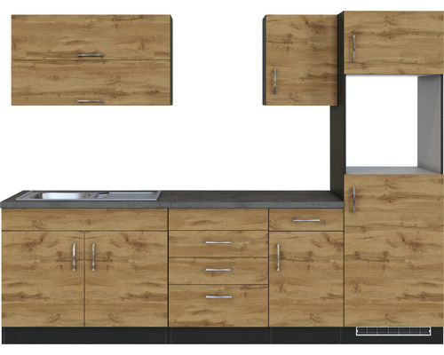 Kuchyňská linka s horními a spodními skříňkami