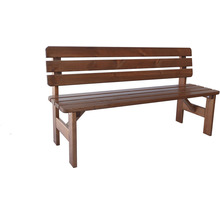 Zahradní lavice dřevěná VIKING 180 cm lakovaná-thumb-2