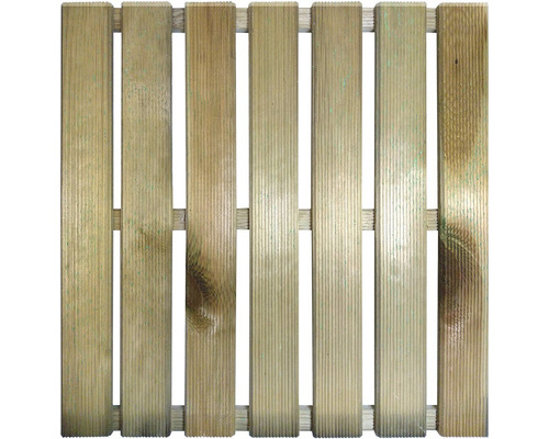 Dřevěná dlaždice 50 x 50 cm impregnovaná-0