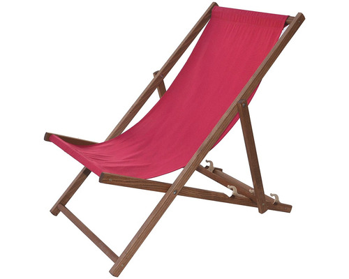 Dřevěné lehátko s látkovým potahem