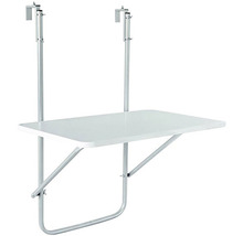 Skládací balkonový stolek pro montáž na zábradlí