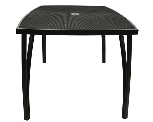 Zahradní stůl se stolovou deskou a čtyřmi nohami