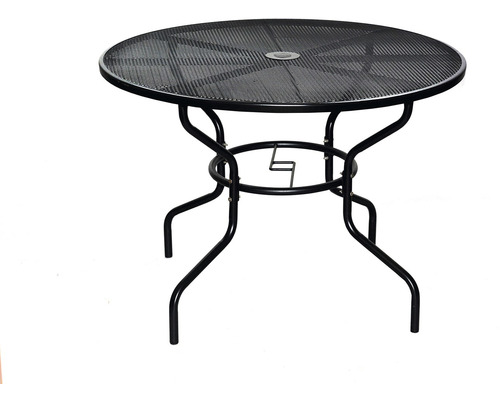 Kulatý zahradní stůl z kovu