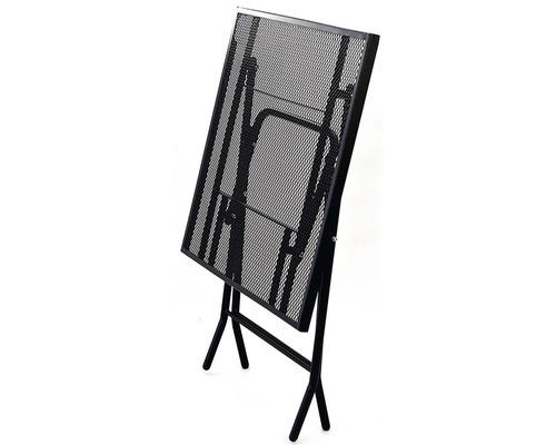 Skládací zahradní stůl z kovové mřížky