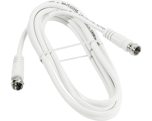 Anténní kabel 1,5m bílý