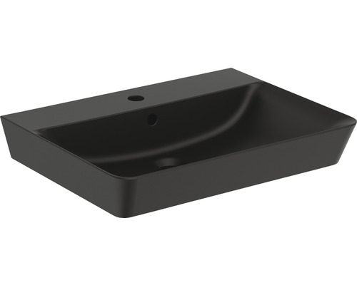 Umyvadlo Ideal Standard Connect Air sanitární keramika černá 60 x 46 x 16 cm E0298V3