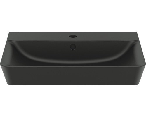 Černé umyvadlo na desku z keramiky