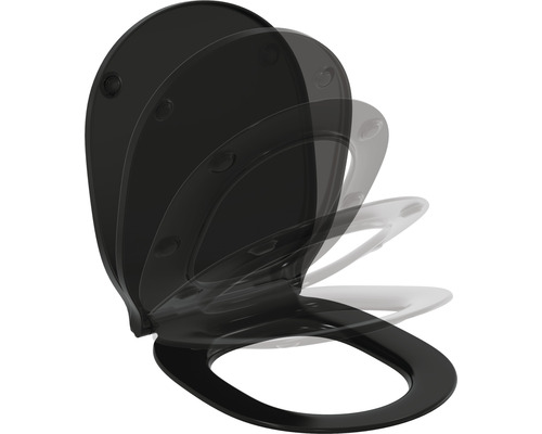 WC sedátko s mechanismem pomalého sklápění v otevřené poloze