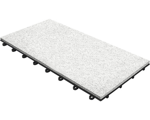 Venkovní dlaždice s kamenným vzorem a klik systémem