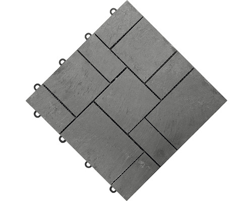 Venkovní dlaždice s kamenným dekorem