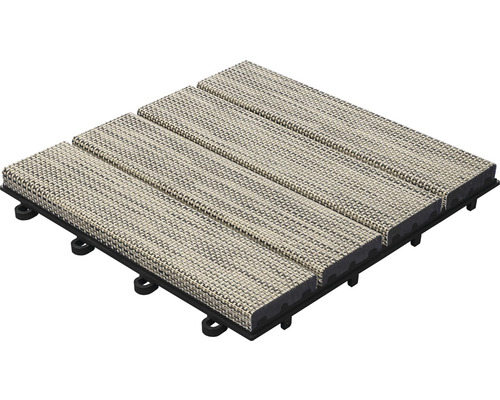 Teracová dlaždice z plastu s pleteným vzorem