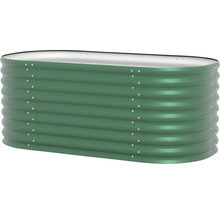 Vyvýšený záhon Vitavia Vita 630 Basic 162,1 x 82,1 x 63 cm plechový zelený
