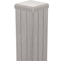 Plastový plotový sloupek s krytkou