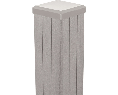 Plastový plotový sloupek s krytkou