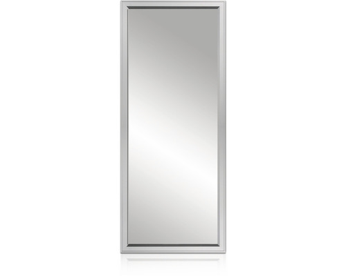 Zrcadlo do koupelny v stříbrném rámu Siena 150 x 60 cm