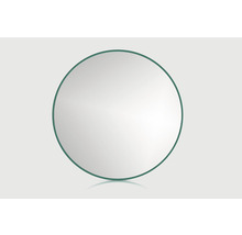 Kulaté zrcadlo do koupelny ROUND LINE MIRROR Ø 40 cm v zeleném rámu-thumb-1