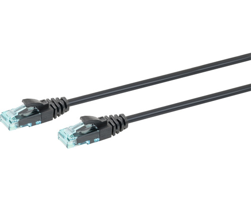 Datový kabel CAT.6 U/UTP 3m černý