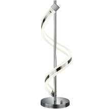 Spirálová stolní lampa z kovu