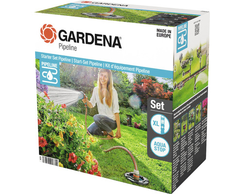 Základní sada Pipeline pro zavlažování zahrady GARDENA Sprinklersystem Balení startovací sady Gardena Pipeline pro zavlažování zahrady