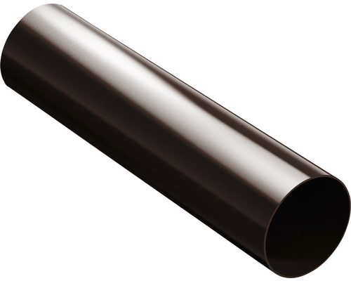 Okapový svod Precit Roof Ø 63 mm plastový 2500 mm hnědý Okapový svod Precit Roof Ø 63 mm plastový 2500 mm hnědý