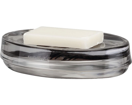 Skleněná miska na mýdlo s mýdlem