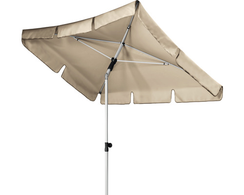 Čtvercový slunečník s kovovým rámem